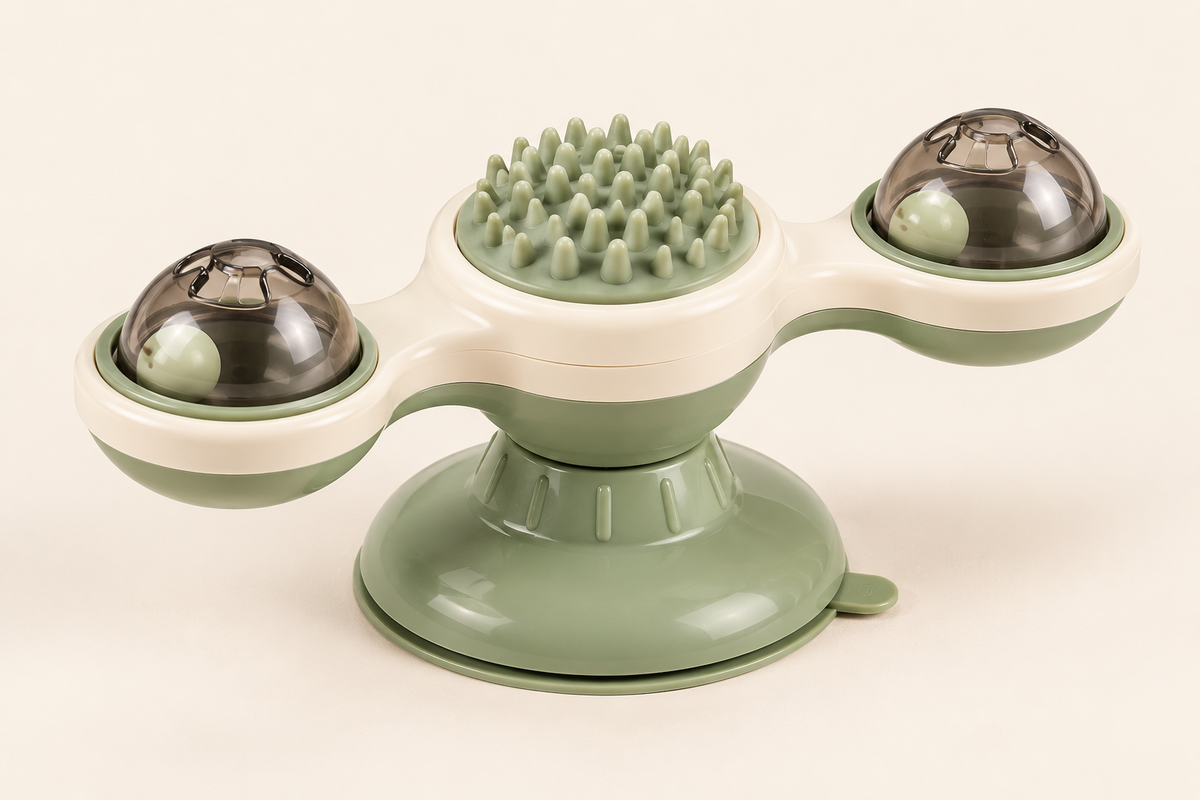 CozyWag cat grooming and play windmill toy